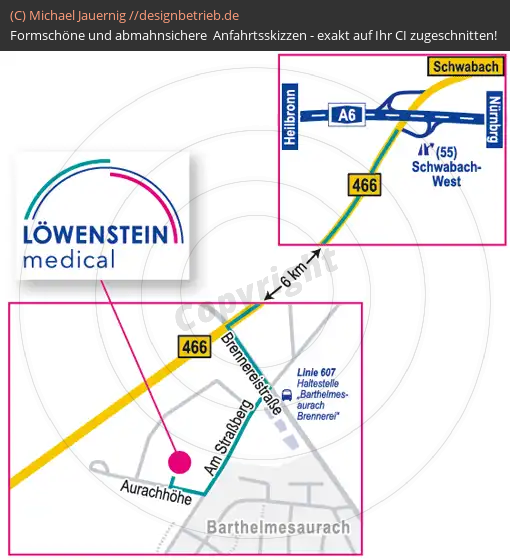Lageplan Kammerstein Niederlassung Löwenstein Medical GmbH & Co. KG (547)