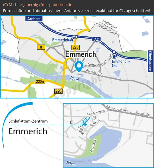 Lageplan Emmerich Schlaf-Atem-Zentrum | Löwenstein Medical GmbH & Co. KG (673)